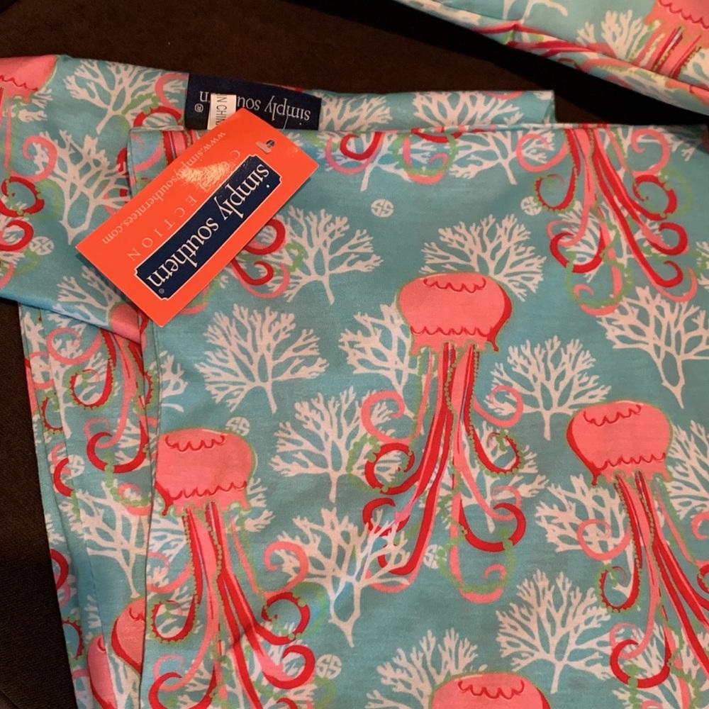 Simply southern backpack and infinity scarf nwt jellyfish print super cute - Picture 2 of 9